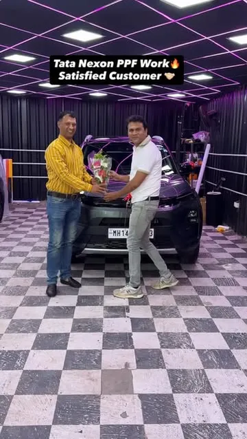 Tata Nexon PPF — happy customer handover