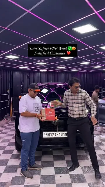 Tata Safari PPF — handover at the PinkStudio